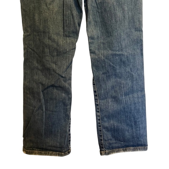 Flying Monkey Size 29 Midrise Distressed Bootcut Jeans Medium Wash cowboy grunge - Picture 6 of 10